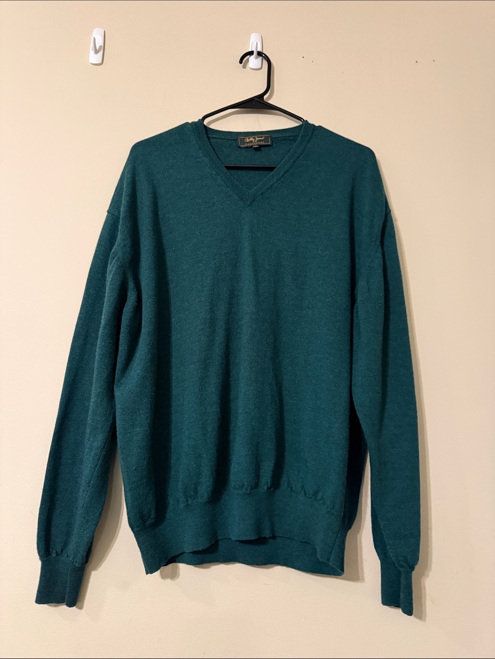 Bobby Jones Dark Green V-Neck Men's Sweater